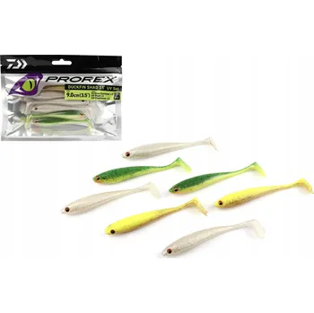 Umělá nástraha GUMY DAIWA PROREX DUCKFIN SHAD - UV MIX 9 Cm