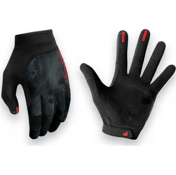Cyklistické rukavice Cyklistické rukavice Bluegrass React černé XL