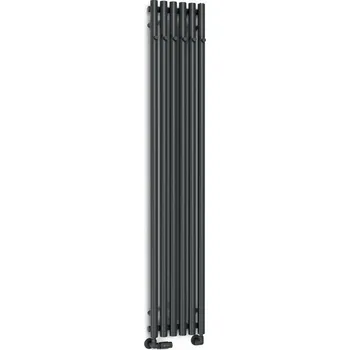 Radiátor Oltens Stang koupelnový radiátor designově 180x31.5 cm grafitová 55018400
