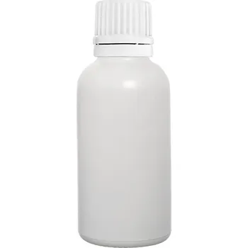 Láhev Láhev 30 ml bílá matná s bílým kapátkem