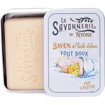 Mýdlo Marseillské mýdlo La Savonnerie de Nyons KVĚT BAVLNY BOX Pro miminka 200g