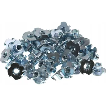 Matice MATICE DRÁPKOVÁ S PAZOURKY M6 x 9 POZINK 50 kusů