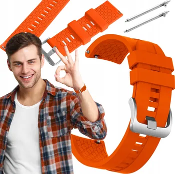 Pouzdro na mobilní telefon Řemínek ChronSmarta pro Huawei 22mm oranžový