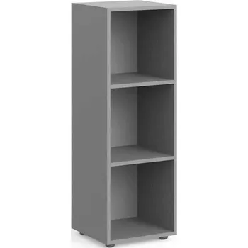 Policová skříň Střední skříň Manager 39,9 x 40,4 x 119,5 cm, šedá