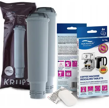 Kávovar Sada pro kávovary Krups - filtr KRUPS F08801 2ks, Decalc 6 ks