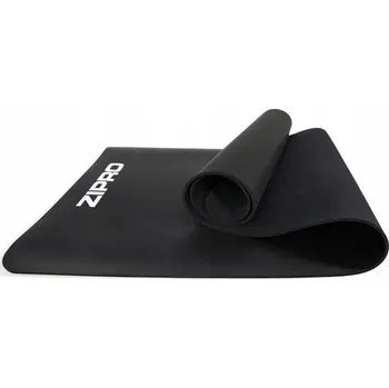 ZIPRO Podložka na jógu s popruhem, 6 mm 183cm ČERNÁ