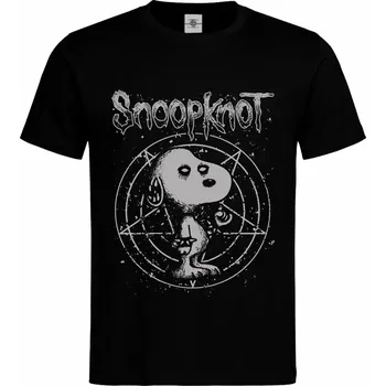 Dámské tričko Tričko Snoopknot Druh: Dámské, Barva: Černá, Velikost: L