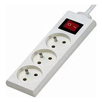 Prodlužovací kabel KONNOC DX-3FS 3m TROJZÁSUVKA S VYPÍNAČEM