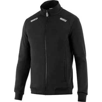 Pánská mikina Sparco SL Full Zip Sweatshirt Černá XXL