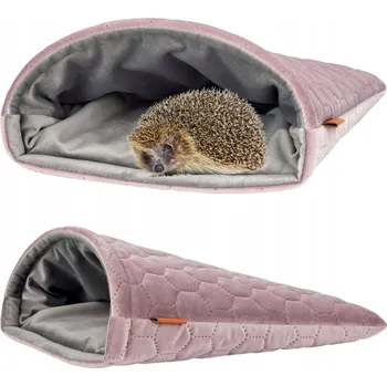 NORKA TUNEL VELKÝ DŮM pro Ježka Křečka Morče Myšku Hlodavce 38x40 RŮŽOVÝ