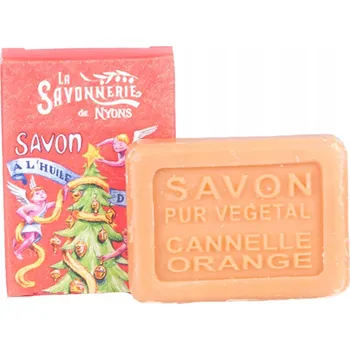 Mýdlo Mini mýdlo v krabičce La Savonnerie de Nyons Pomeranč a Skořice 25g