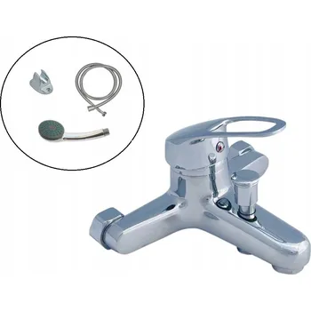 Vodovodní baterie Nástěnná vanová baterie chromová