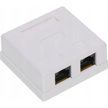 Elektrická zásuvka Dvojitá zásuvka RJ45-2G1/6 kat. 6