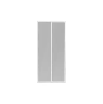 Vanová zástěna Ravak Supernova Čtyřúhelníkový sprchový kout SRV2-S, 87-89x195 cm, bílá, dekor transparent