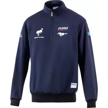 Pánská mikina Sparco Mikina Ford Performance Half Zip Modrá XL