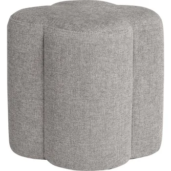 Taburet Šedý čalouněný taburet Somcasa Artur 36 x 36 cm