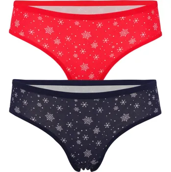 Kalhotky Sněhová vločka vánoční kalhotky 77057 - 2bal L vícebarevná