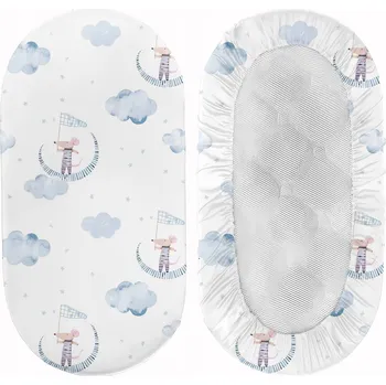 Prostěradlo PROSTĚRADLO DO KORBIČKY KOČÁRKU KOLÉBKY 38x80 cm BAVLNA 100% POLSKÝ VÝROBEK