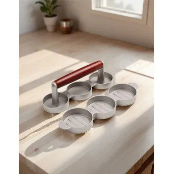 Forma na pečení Sinsay - Forma na přípravu mini burgerů - sříbrná - 030EX-SLV - 030EX-SLV-ONE