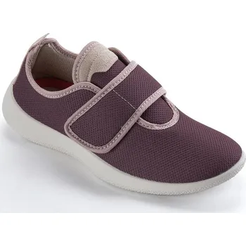 Dámská zdravotní obuv Dámské ortopedické tenisky na suchý zip tmavě fialové vel. 41