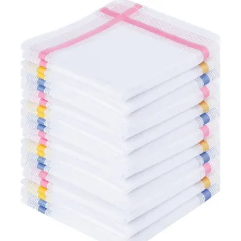 Látkový kapesník ETEX Aneta 12 ks bílé