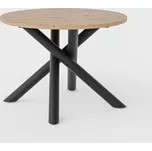 FALCO Jídelní stůl Osman kulatý Odstín: Dub artisan