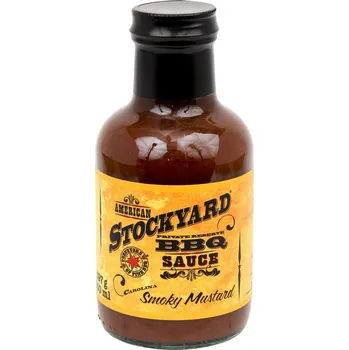 Omáčka BBQ omáčka Stockyard Smoky Mustard, 350 ml