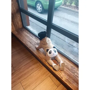 Dětský overall ANDY Boom Dětský teplákový overal panda mocca rostoucí velikost: 92/98