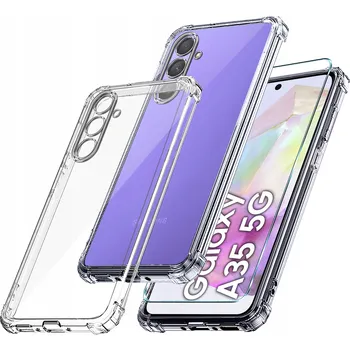 Pouzdro na mobilní telefon Zadní Kryt KrainaGSM pro Samsung Galaxy A35 bezbarvý