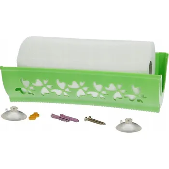 Držák na ručník DRŽÁK NA PAPÍROVÉ RUČNÍKY, DÁVKOVAČ ZELENÝ + ROLE DÁREK