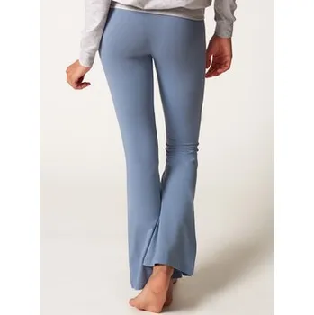 Dámské kalhoty Skiny Dámské kalhoty 82619 Modrá Slim Fit 38