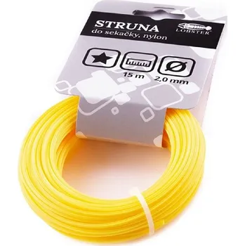 Struna do sekačky Lobster Struna do sekaček hvězdička 15m, 2,0mm