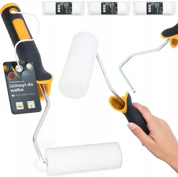 Malířský váleček 3x Váleček malířský pěnový 13 cm Náhradní váleček na malování nábytku, laků Houbička RĄC H0