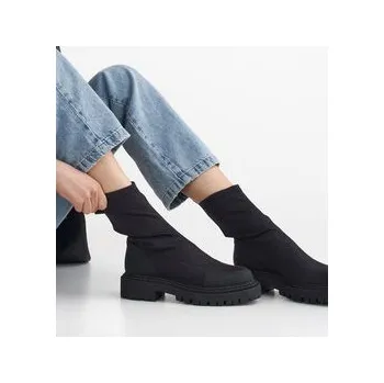 Dámské kozačky Estro Polokozačky ER00112039 Černá 38