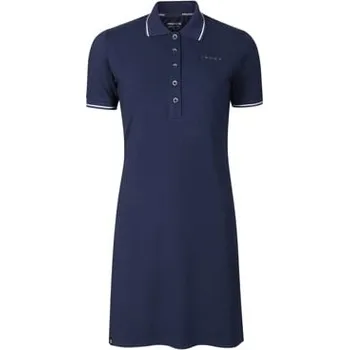 Dámské tričko PROGRESS ANETA dámské sportovní pološaty bambus/bavlna tm.modrá M