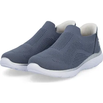 Dámské polobotky Dámské polobotky M5072-10 Rieker modrá Barva: blau, Velikost: 38