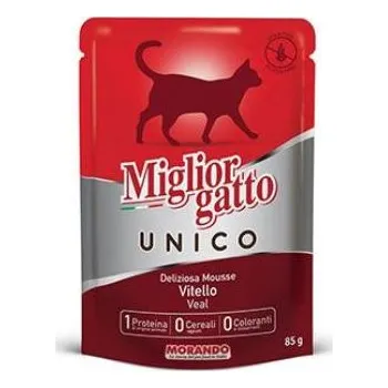 Krmivo pro kočku Miglior Gatto Unico telecí 85 g