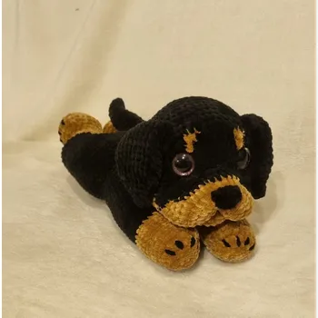 Dekorace do dětského pokoje Nebe doma Háčkovaný rotvajler - dekorace do dětského pokoje