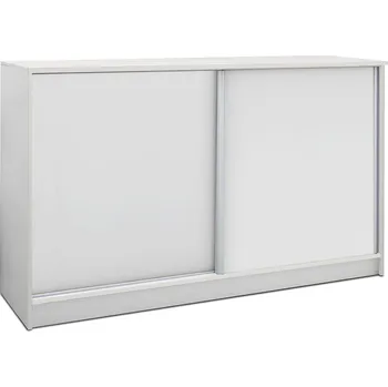 Komoda Komoda MINI | 150 cm | bílá | posuvná dvířka