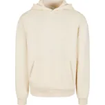 Build Your Brand Hebká pánská mikina přes hlavu Fluffy - Světle písková | 2XL