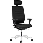 Antares Kancelářská židle Eclipse - s podhlavníkem, synchronní, černá