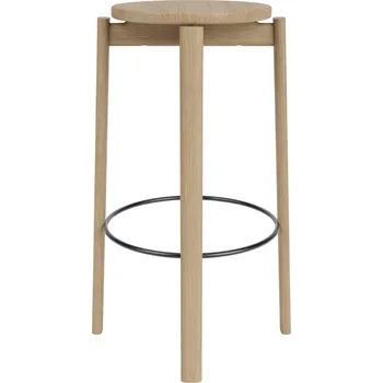 Barová židle Audo CPH Dubová barová židle AUDO PASSAGE 75 cm