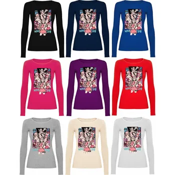 Dívčí oblečení Dívčí tričko s dlouhým rukávem Winx Club Barva: Bílá, Velikost: 3XL