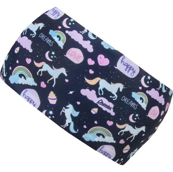 Zimní čelenka Funkční čelenka Drexiss Moon Unicorns DOSPĚLÁ jaro/léto Obvod 53cm a více