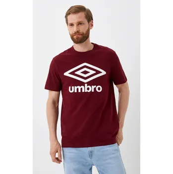 Pánské tričko pánské tričko UMBRO - BIKING RED - XL (Umbro Rspns Logo T-Shirt)