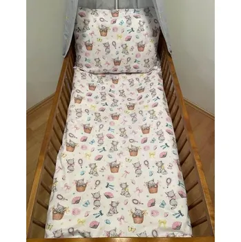 Povlečení Povlečení do postýlky Veselé kočičky 90x130, 45x60 cm