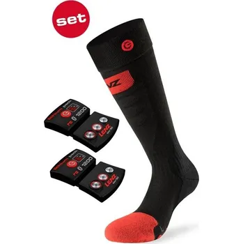 Dámské termo ponožky LENZ HEAT SOCK 5.1 TOE CAP + LITHIUM PACK RCB 1200 - 35-38