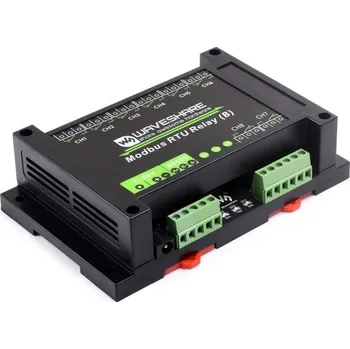 Relé Waveshare Modbus RTU 8kanálový relé modul (B)
