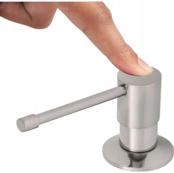 Dávkovač mýdla Sink Quality Top, dávkovač saponátu pro kuchyňský dřez 400ml, ocelová, SKQ-DOZL-IX