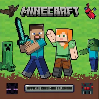 Kalendář Herní kalendář A4 Minecraft 2023